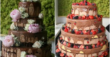 Inspiratie pentru crearea unui tort de nunta cu fructe