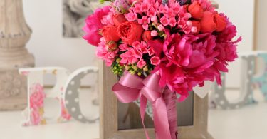 Aranjamentele florale de nunta cu bujori